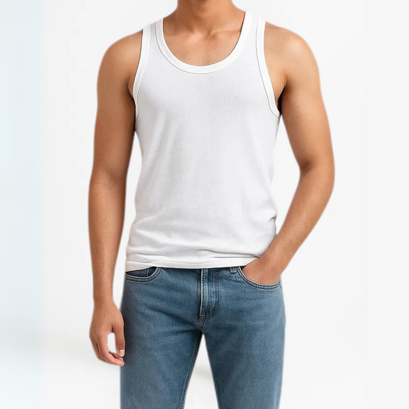 Soft Fit Sleeveless Vest - Pack of 6