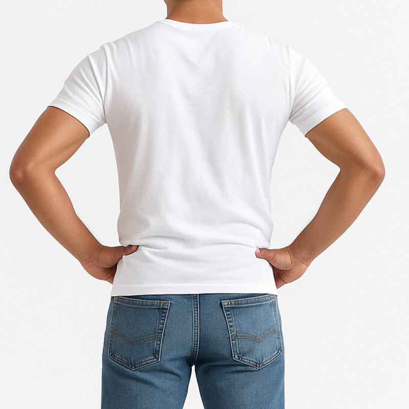 Soft Fit  White Half Sleeve Vest- Pack of 12